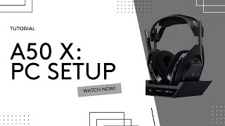 Master Your Gaming Setup Complete A50 X Headset PC Setup Guide 💻🎮 [upl. by Aowda]