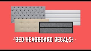 Working Bed Headboard Decals [upl. by Atiz]