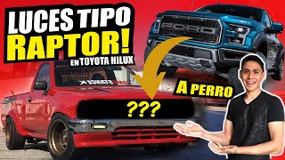 CÓMO PERSONALIZAR LA PARRILLA DE TU AUTO con LUCES LED quot TIPO RAPTOR ” 😱 STANCE TRUCK [upl. by Birecree]