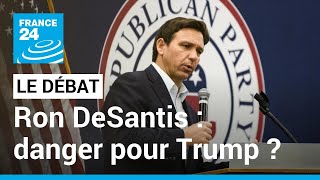 Présidentielle aux ÉtatsUnis  le conservateur Ron DeSantis un danger pour Trump  • FRANCE 24 [upl. by Belicia]