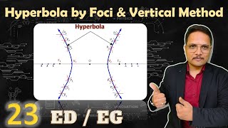 Hyperbola by Foci and Vertices Method  Engineering Curves  Engineering Drawing  Engineering Funda [upl. by Yart101]