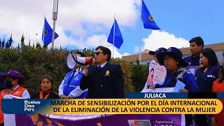 MARCHA DE SENSIBILIZACIÓN POR EL DÍA INTERNACIONAL DE ELIMINACIÓN DE LA VIOLENCIA CONTRA LA MUJER [upl. by Niaz]