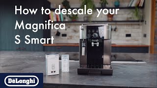 How to descale your DeLonghi Magnifica S Smart [upl. by Bernie]