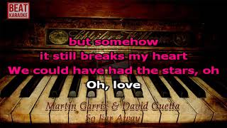 BEAT Karaoke  So Far Away  Martin Garrix amp David Guettabeat  Lyric [upl. by Namaan]