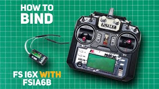 How to Bind Flysky i6x Transmitter and Receiver [upl. by Guy]