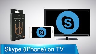 How to Connect iPhone and iPad to TV Skype Call [upl. by Retsae985]