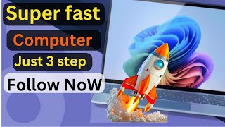 How to fast computer speed windows 10 in 2024  3 secret trick fast your computer  Bangla tutorial [upl. by Arikahs]