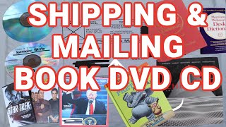 HOW TO MAIL amp SHIP BOOKSCDsDVDs called Media Mail  using United State POST OFFICE Service 2020 [upl. by Nievelt]