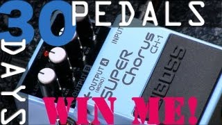 Boss CH1 Super Chorus Bitesize Review  30 Days 30 Pedals  WIN [upl. by Suolekcin250]