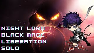 Night Lord Black Mage Solo  MSEA  Aquila [upl. by Lazarus150]