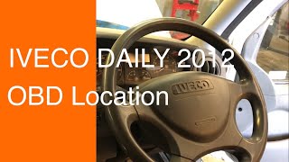 IVECO DAILY 2012 OBD Location [upl. by Carlina]