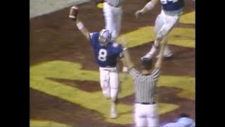 NCAAF 1983 Holiday Bowl  BYU vs Missouri [upl. by Magnus]