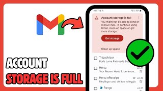 How To Fix Gmail Account Storage Is Full [upl. by Leacock750]