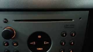 How to enter the radio code on Vauxhall Opel cars and leave SAFE mode [upl. by Zetnom]