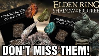 All Forager Brood Cookbooks and Moores Quest Elden Ring Shadow of the Erdtree [upl. by Erdrich]