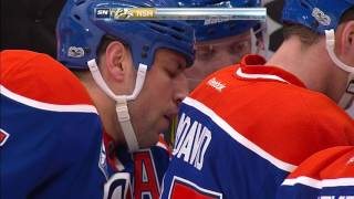 Lucic lays huge hit draws penalty then scores gametying goal [upl. by Reiniar]