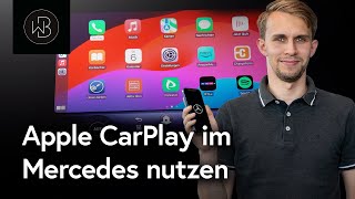 Wie funktioniert Apple CarPlay in Eurem Mercedes  MercedesBenz  Anleitung  Walter Burmester [upl. by Woodberry258]