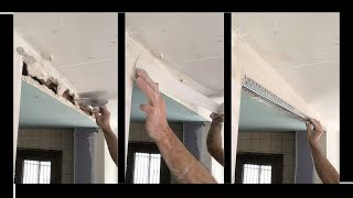 ✅ How to Achieve a Drywall Finish with Joint Compound on Lattice Beams [upl. by Cnut]