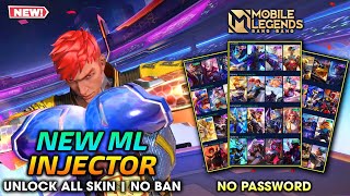 BEST ML INJECTOR NEW UPDATE 2024  UNLOCK ALL SKIN MOBILE LEGENDS  LATEST PATCH  NO BAN [upl. by Cira342]