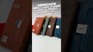 Nescafe Leather Foam 1 Date Diary  Key Lock  Code 47 [upl. by Shaina739]