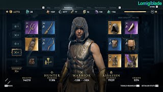 Assassins Creed Odyssey 1 Billion Damage Level 91 All Weapons 4k [upl. by Eilyab]