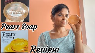 Pears Pure and Gentle Soap Review  Pears Soap Review in Hindi [upl. by Baxter]