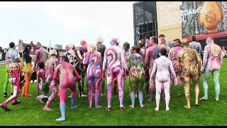 Amsterdam 2016 Bodypainting Day Creative Art [upl. by Thgiwed]