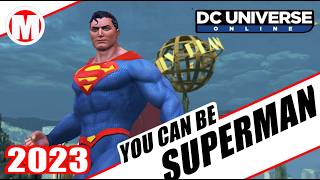 DCUO Superman Character Creation 2023 [upl. by Esojnauj]