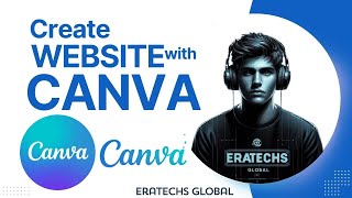 Canva Website Design  A Step by Step Guide for Free [upl. by Iosep28]