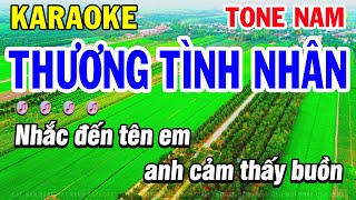 Karaoke Thương Tình Nhân Tone Nam Nhạc Sống  Karaoke Phi Long [upl. by Artemed]