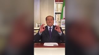 チャオ！ ベルルスコーニ伊元首相がＴｉｋＴｏｋ、選挙控え若者へ訴え [upl. by Yroggerg]