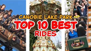 Top 10 rides at Canobie Lake Park  Salem New Hampshire  2022 [upl. by Lambrecht]