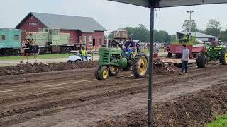 A just for fun pull with a 1951 John Deere model A [upl. by Aloke]