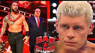 Finally Roman Reigns Turn On CODY RHODES At WWE Bad Blood 2024  Roman Reigns Attacks Cody Rhodes [upl. by Bran]