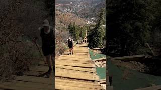 Manitou Incline hike in Colorado USA hiking cruisingwithkate travel [upl. by Wiatt]