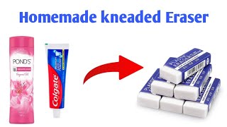 How to make kneaded Eraser at home DIY eraser homemade kneaded Eraser moldable [upl. by Eceinehs]