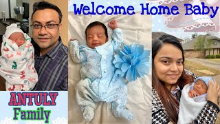 Welcome Home Baby Arash  Home from Hospital  ANTULY Family [upl. by Odrarej]