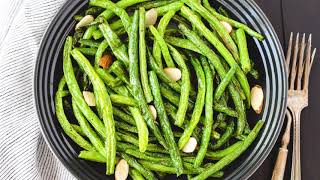 Air Fryer Green Beans 10 Minutes [upl. by Ellerrehc]