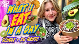 ILIAS WELT  🥑 What I eat in a day Schulezu Hause [upl. by Eidnalem]