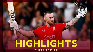 Phil Salt Hits 103 off 54 Balls  Highlights  West Indies v England  1st T20I [upl. by Ysiad]