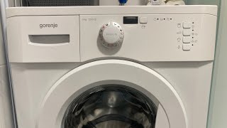 Gorenje WS512SYW TestService mode [upl. by Ardnazxela]