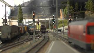 Signalsteuerung mit QDecoder in Thusis von Albulamodell [upl. by Behn244]