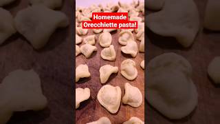 Homemade Pasta Orecchiette recipe  shorts [upl. by Yriek]