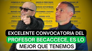 Excelente convocatoria del profesor Becaccece es lo mejor que tenemos [upl. by Ahsienod]