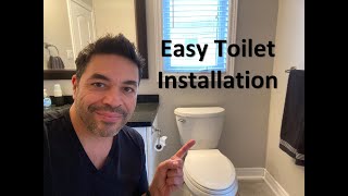 How to Install a New Toilet [upl. by Eindys]