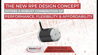 Brushless DC Motors ElectroCraft New Preview for the RPE [upl. by Etan685]