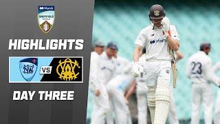 NSW v Western Australia  Sheffield Shield 202324  Day 3 [upl. by Turnbull]