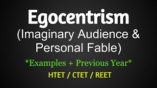 Egocentrism Imaginary Audience amp Personal Fable  Psychology  Green Star [upl. by Alphonsine]