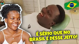 FOI A PRIMEIRA VEZ DELE NO DENTISTA E LOGO NO BRASIL🇧🇷🤩 [upl. by Alexandra769]