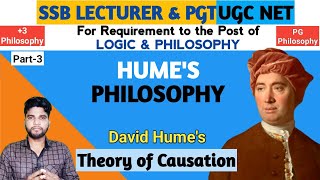 Humes Philosophy Humes Theory of Causation David Hume Philosophy SSB PGT Philosophy [upl. by Ecirtnom]